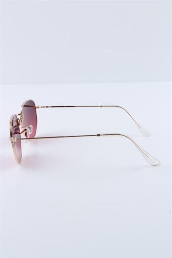 UNISEX BORDO ROSE UV400 GÜNEŞ GÖZLÜĞÜ SILVIO MONETTI - 3SM3548R007
