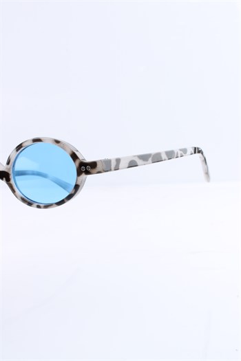 UNISEX LEOPAR MAVİ CAM UV400 GÜNEŞ GÖZLÜĞÜ SILVIO MONETTI - 3SM5928R007