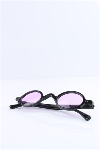 UNISEX SİYAH MOR CAM UV400 GÜNEŞ GÖZLÜĞÜ SILVIO MONETTI - 3SM5928R009