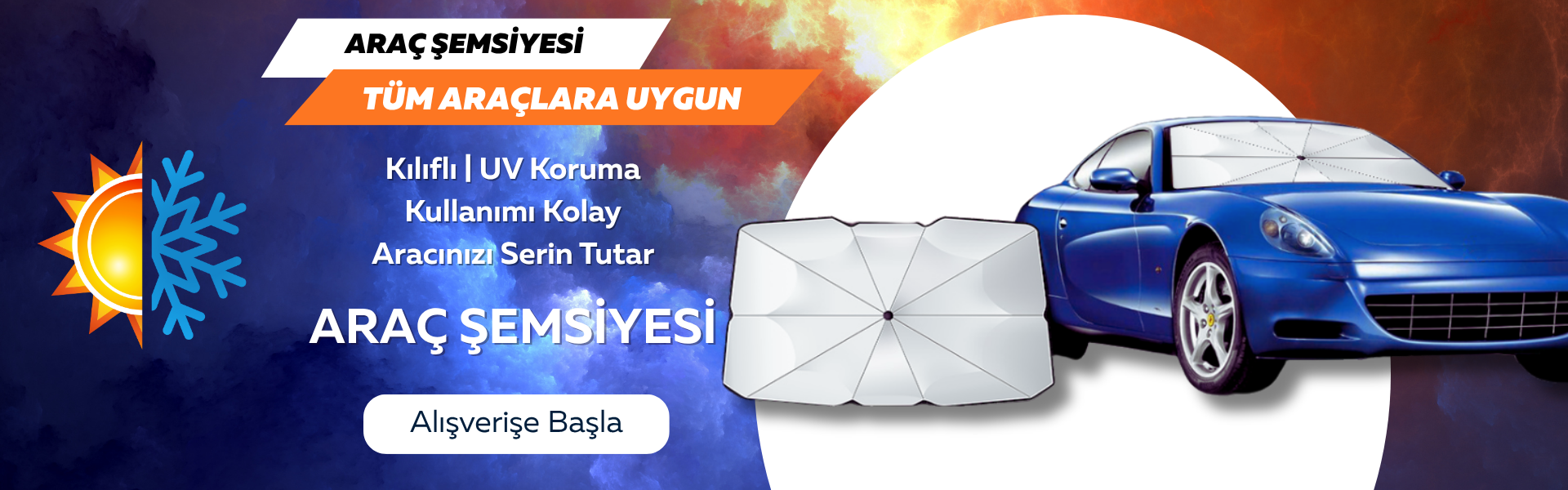 Araç Şemsiyesi | Araba Şemsiyesi | Araç Gölgelik