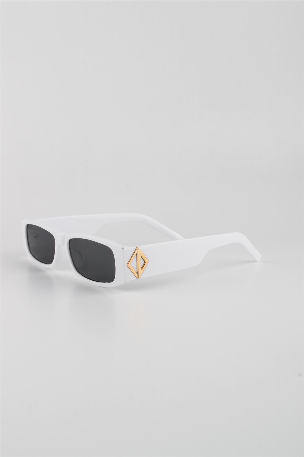 By Marine Beyaz UV400 Filtre Kadın Güneş Gözlüğü G24FT5378R02