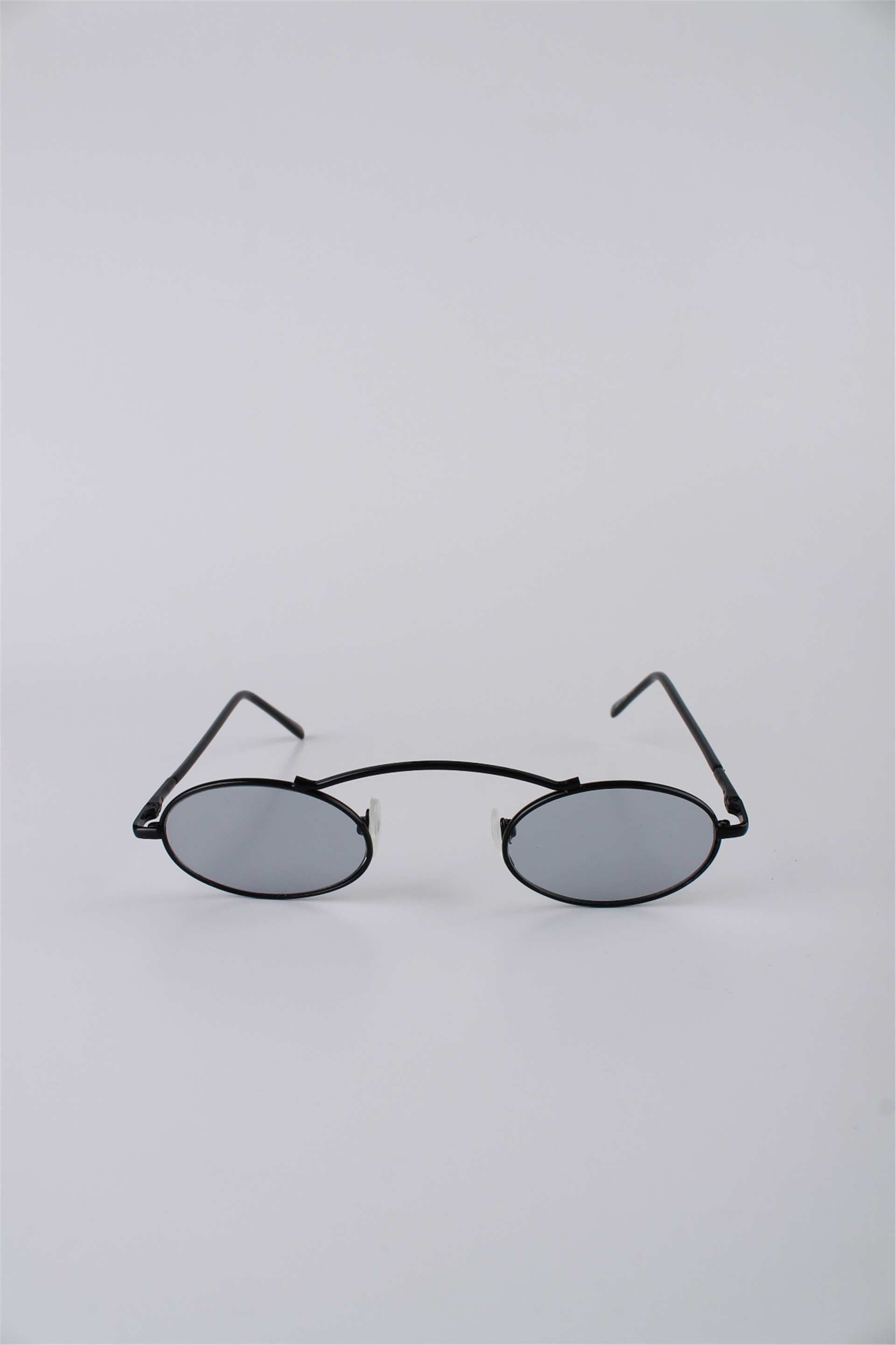 By Marine Unisex Siyah Metal Çerçeveli Oval Güneş Gözlüğü GG25BMTOMPL10R01