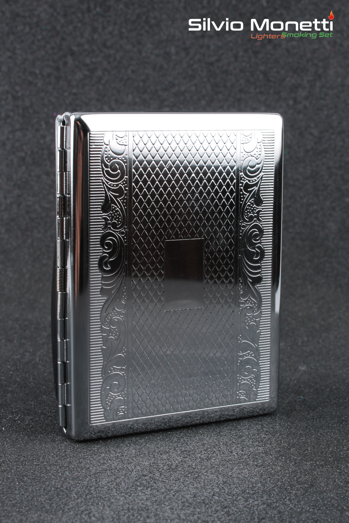 Silvio Monetti Desenli Metal Sigara Tabakası SMTBKCB005R3