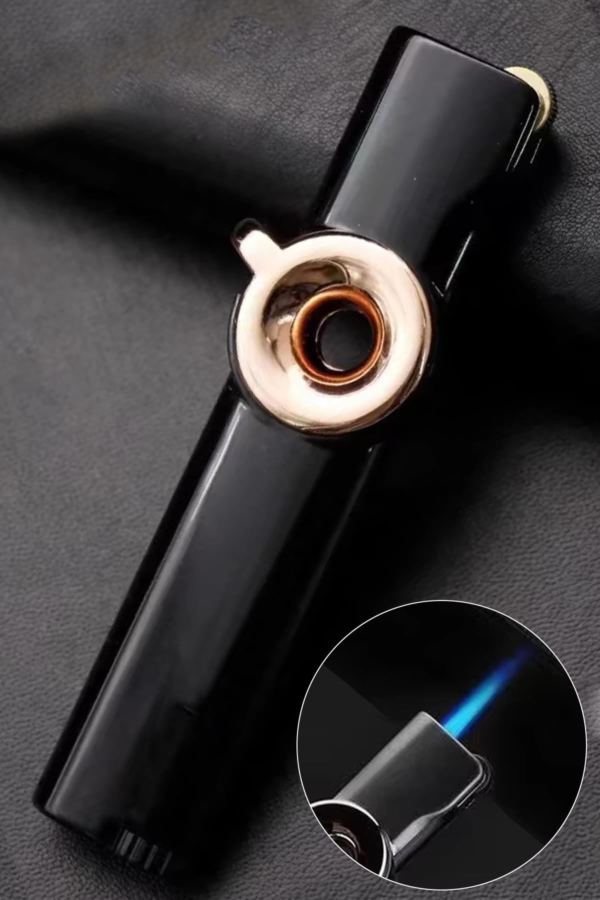 Silvio Monetti Siyah Gazlı Torch Pürmüz Çakmak SMC454MR01