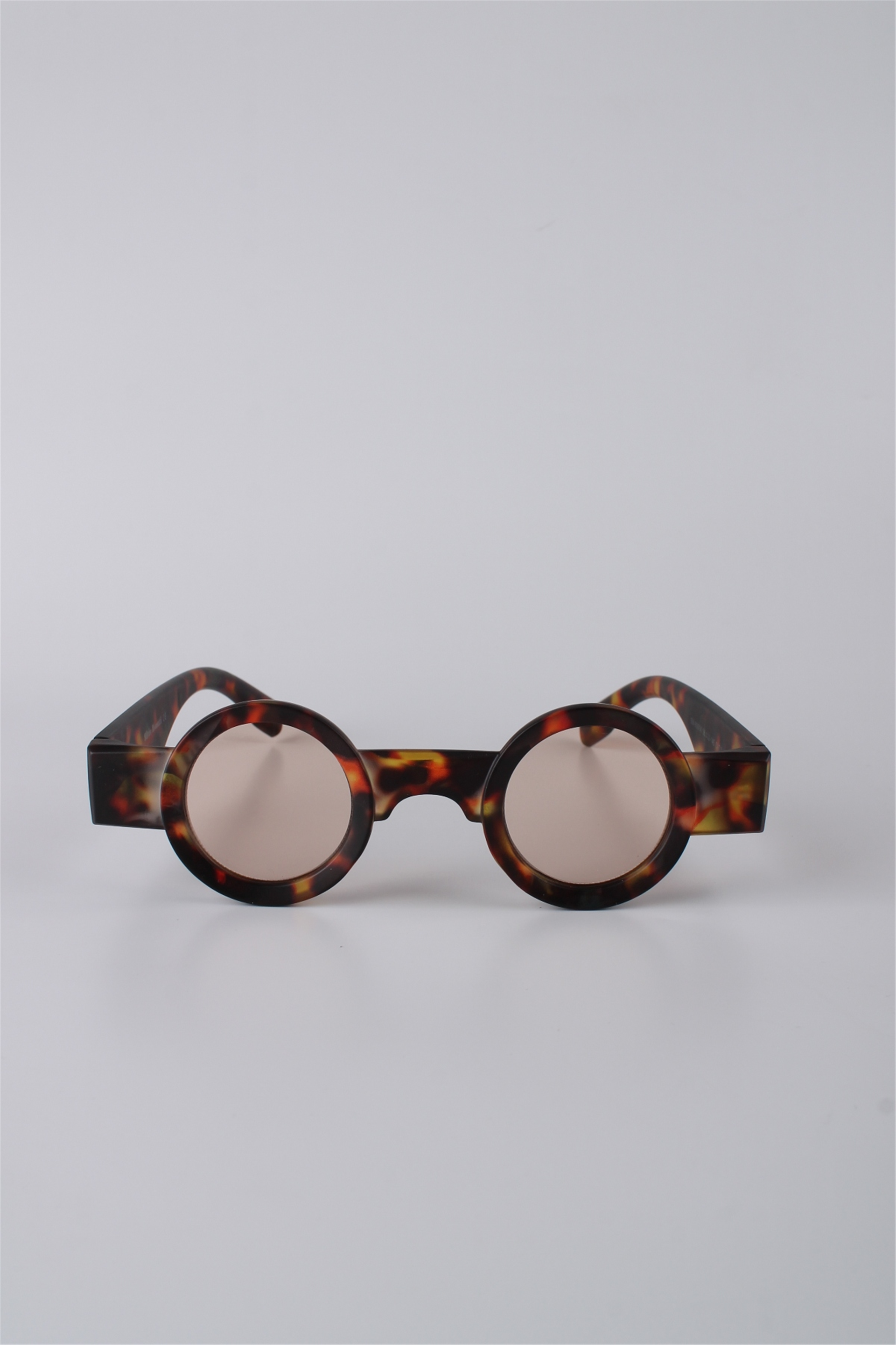 Silvio Monetti Unisex Yuvarlak Leopar Desenli Asetat Çerçeveli Güneş Gözlüğü GG25SM9001AR09