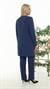 Taş İşlemeli Astarlı Lacivert Üçlü Pantolonlu Takım