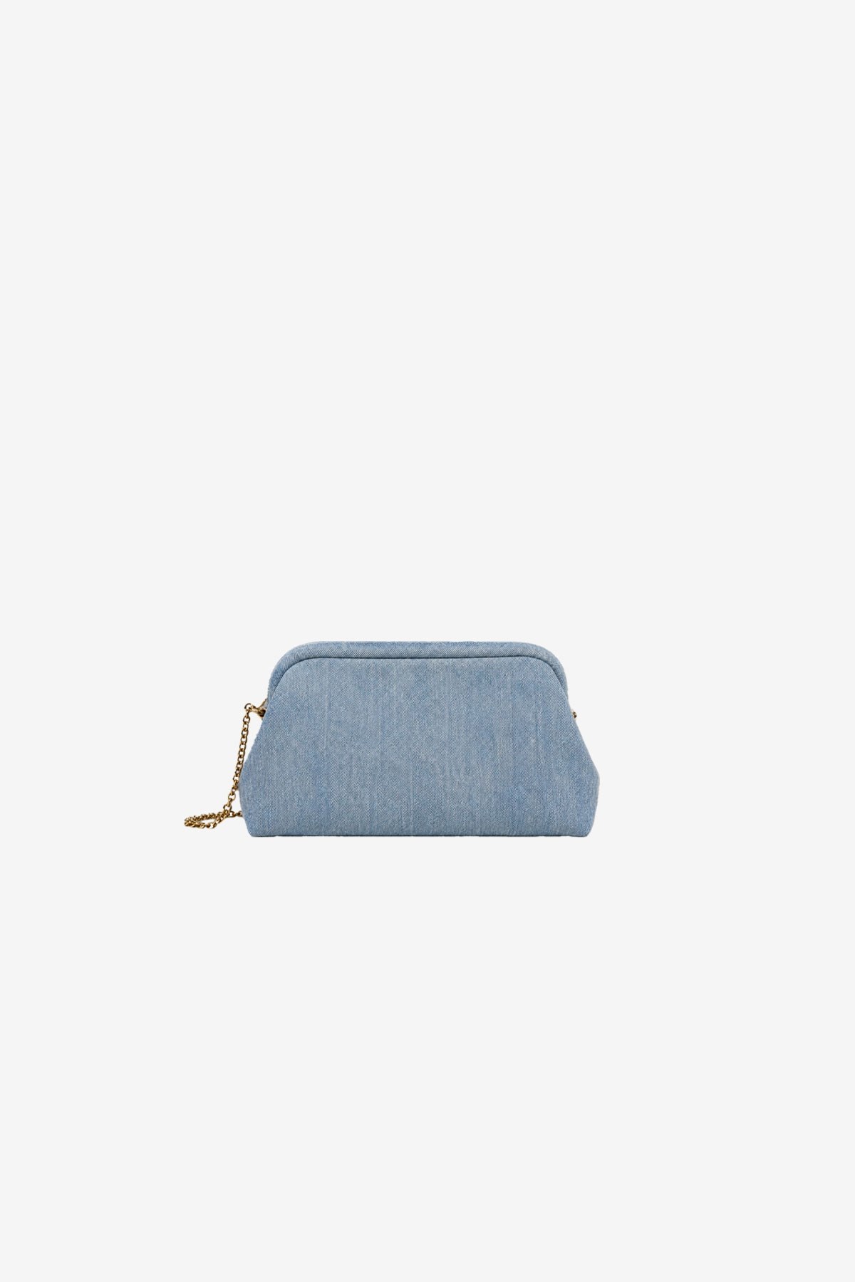 Sky Mıknatıs Kapamalı Açık Denim Çanta