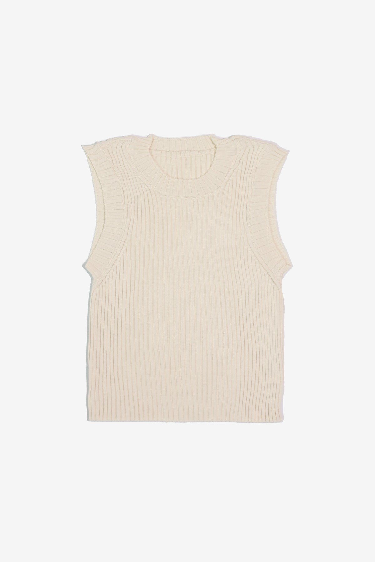 MORE-132 Triko Bej Crop Top