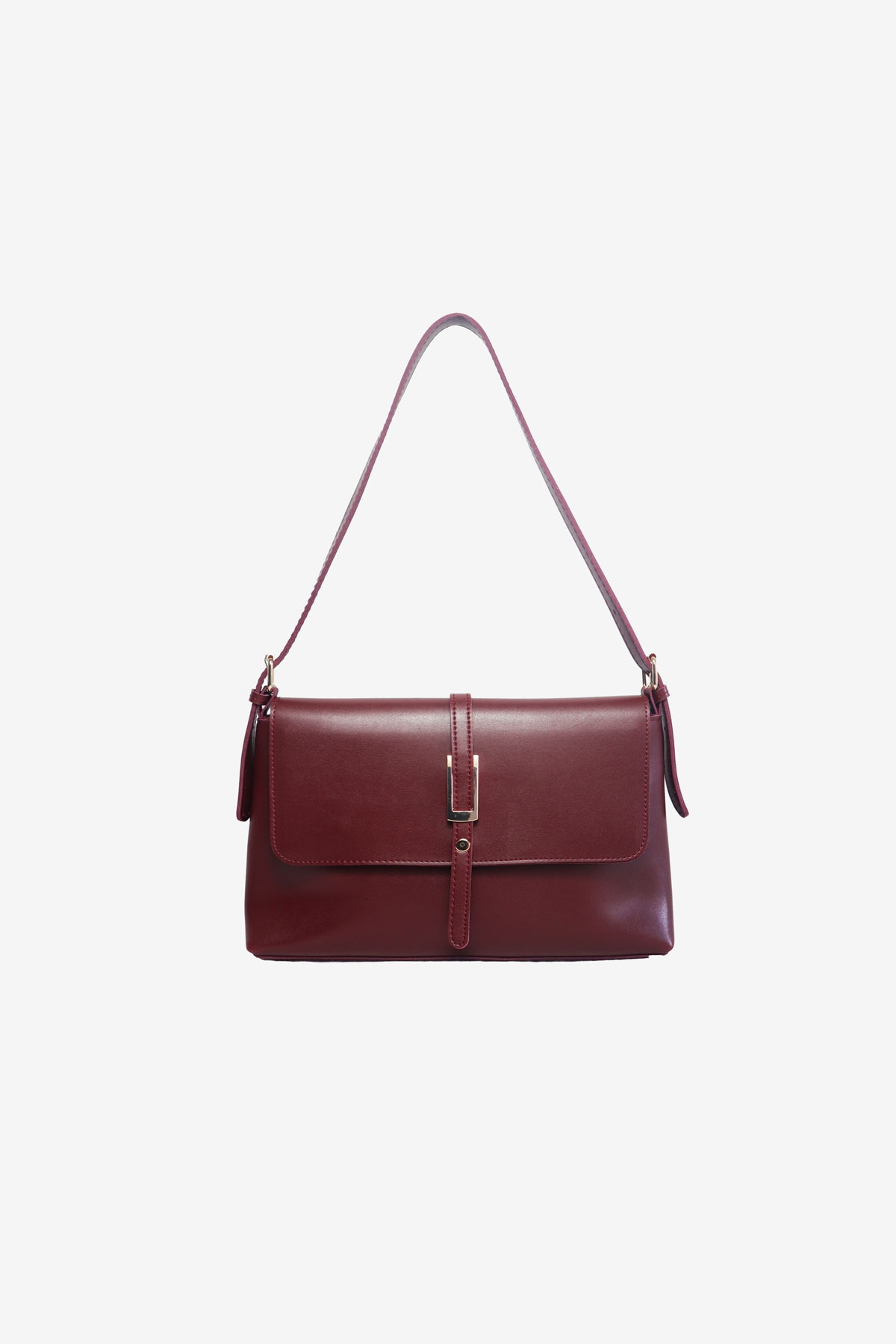 Sauve Large Toka Detaylı Bordo Mat Çanta