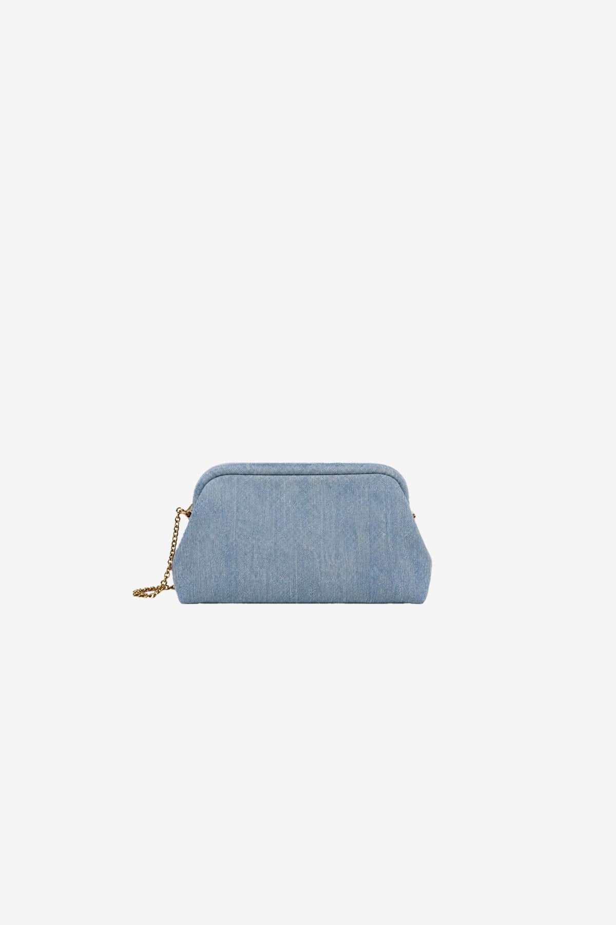 Sky Mıknatıs Kapamalı Açık Denim Çanta