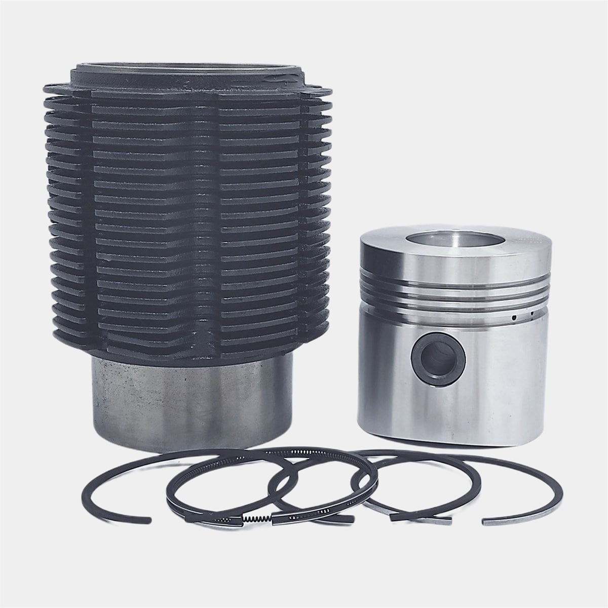 KİT (PİSTON + SEGMAN SETİ + MOTOR GÖMLEĞİ - ÇAP: 105 mm): RUGGERINI / CRD 105 / RP 380 / REFERANS NO: 2347-K