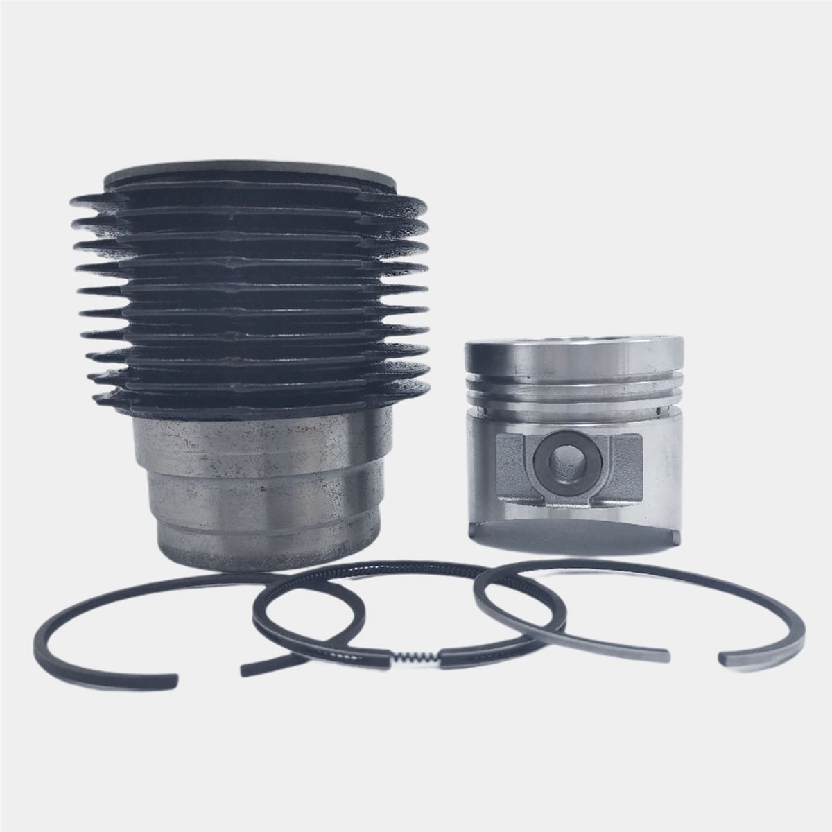KİT (PİSTON + SEGMAN SETİ + MOTOR GÖMLEĞİ - ÇAP: 80 mm): RUGGERINI / RF 80 / RF 81 / RF 88 / REFERANS NO: A 2077-K