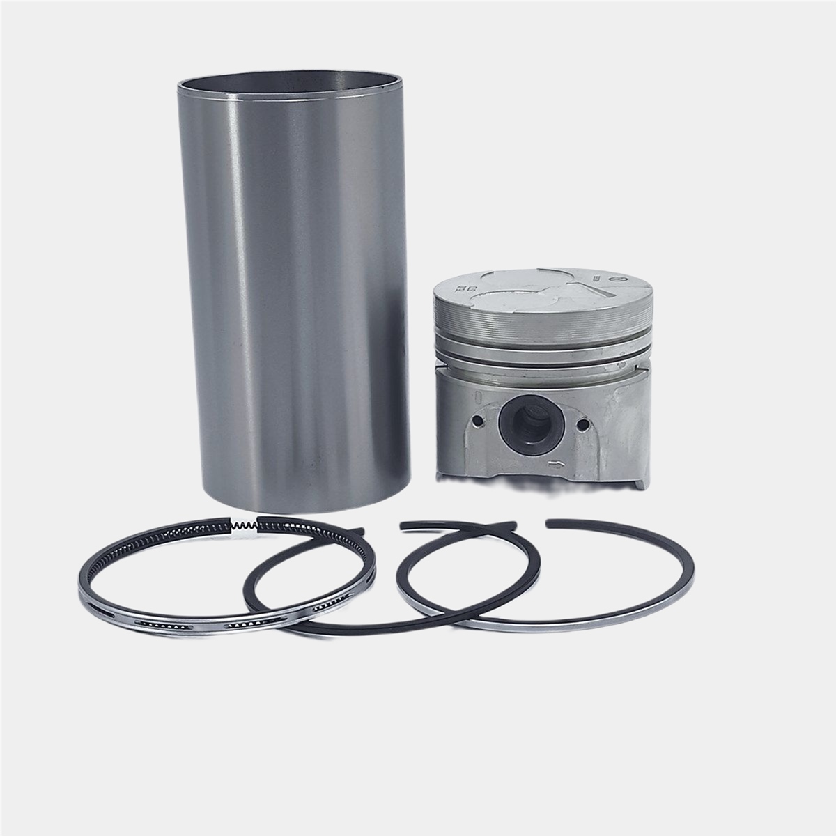 KİT (PİSTON + SEGMAN SETİ + MOTOR GÖMLEĞİ - SEMİ  FİNİŞ - ÇAP: 76.00 mm): KUBOTA / V1500 / V1502 / D1100 / D1102 / D1005 / V1305