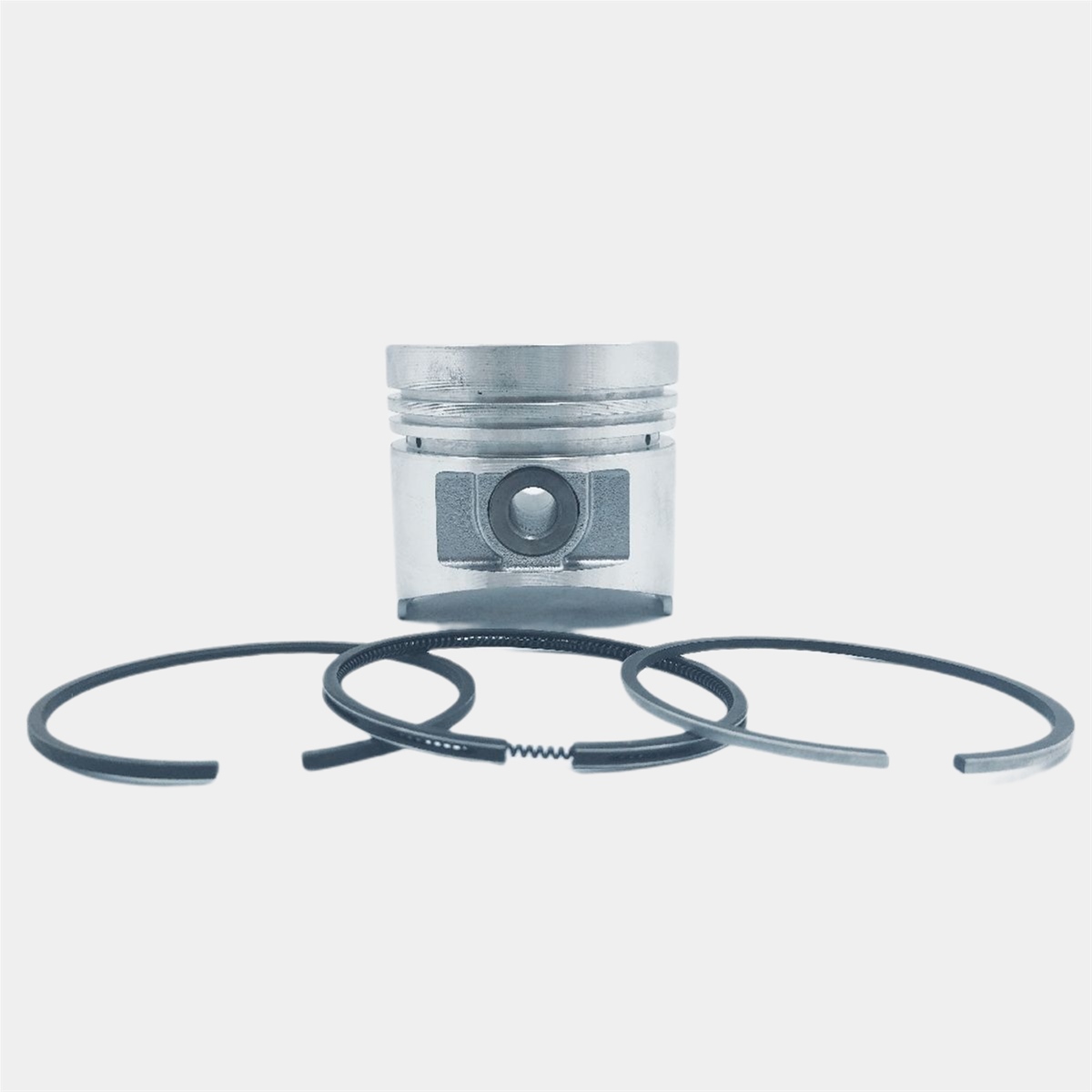 PİSTON + SEGMAN SETİ (STD - ÇAP: 80.00 mm): RUGGERINI / RF 80 / RF 81 / RF 88 / REFERANS NO:A 2077-S