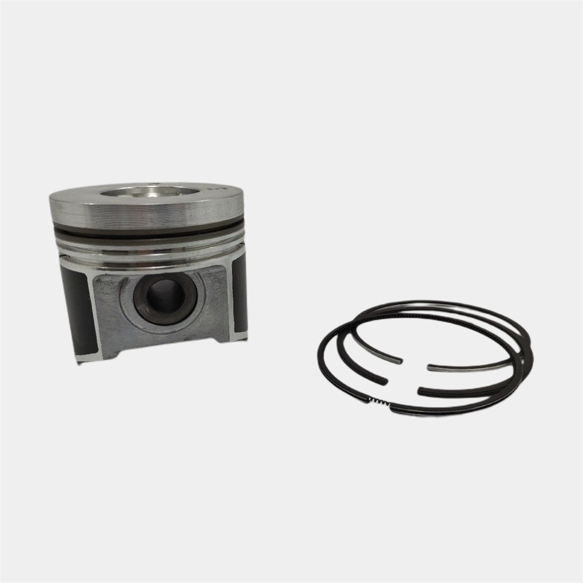 PISTON (WITH ALFIN) + PISTON RING SET (STD - DIAMETER: 98.00 mm) : KUBOTA / V3300-DIE / REFERENCE NUMBER: 1C050-21112-S
