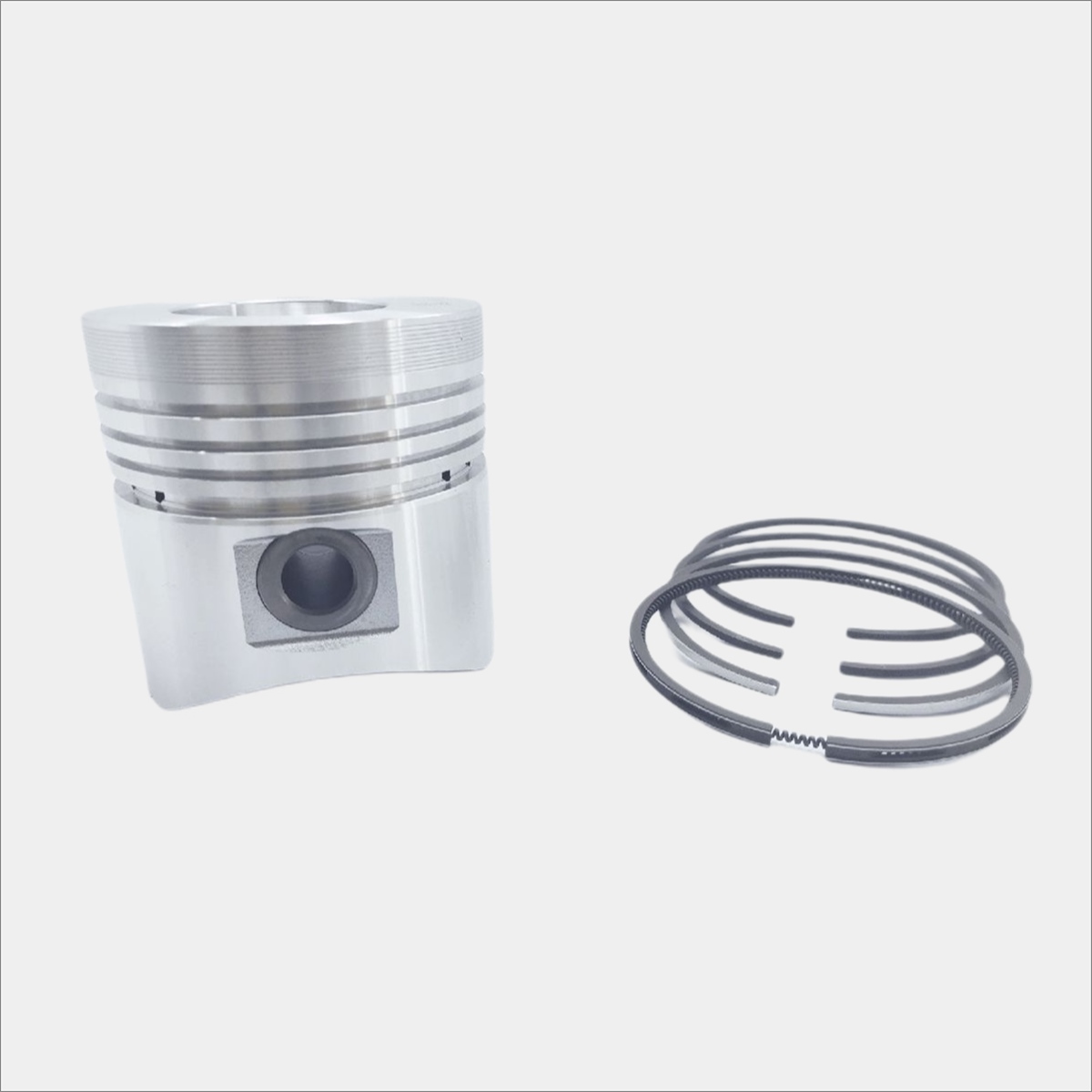 PISTON + PISTON RING SET (0.50 - DIAMETER : 102.50 mm) : LOMBARDINI / 4LD 820