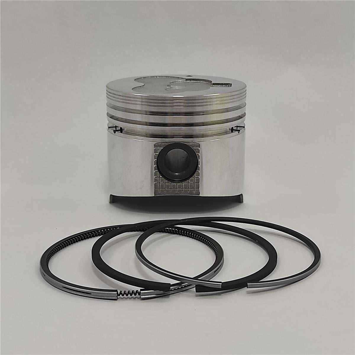 PİSTON + SEGMAN SETİ (0.50 - ÇAP: 76.50 mm - ÇAP 21 PİN): MITSUBISHI / L2E / L3E