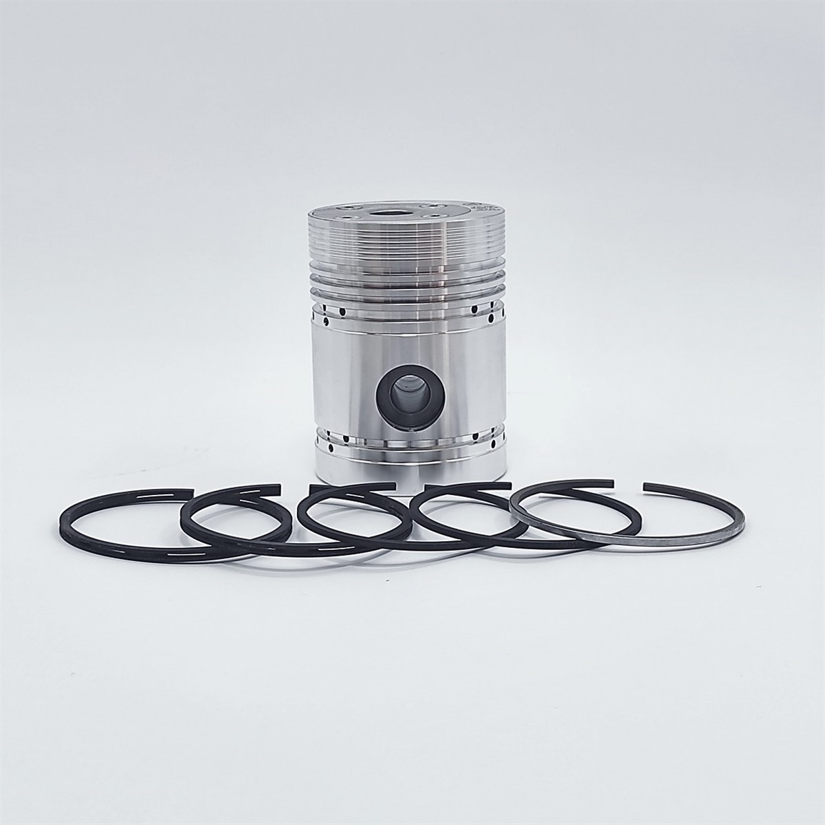 PISTON + PISTON RING SET (0.50 - DIAMETER: 76.70 mm) : LISTER / LR-1 / LR-2 / REFERENCE NUMBER: 570-11308-S