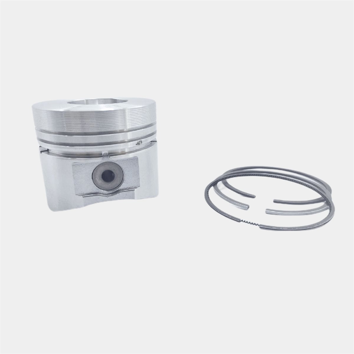 PISTON + PISTON RING SET (0.50 - DIAMETER : 86.50 mm) : LOMBARDINI / 6LD 400