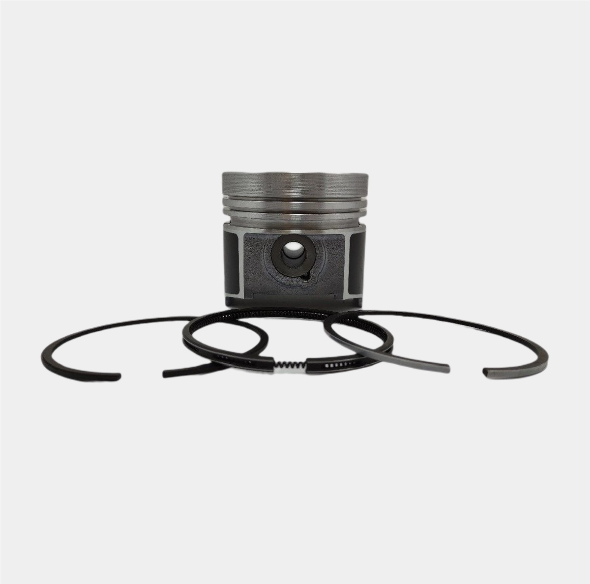 PISTON + PISTON RING SET (0.50 - DIAMETER: 87.50 mm) : KUBOTA / V2203-DI / V2403-DI / REFERENCE NUMBER: 1G861-21132(50)-S