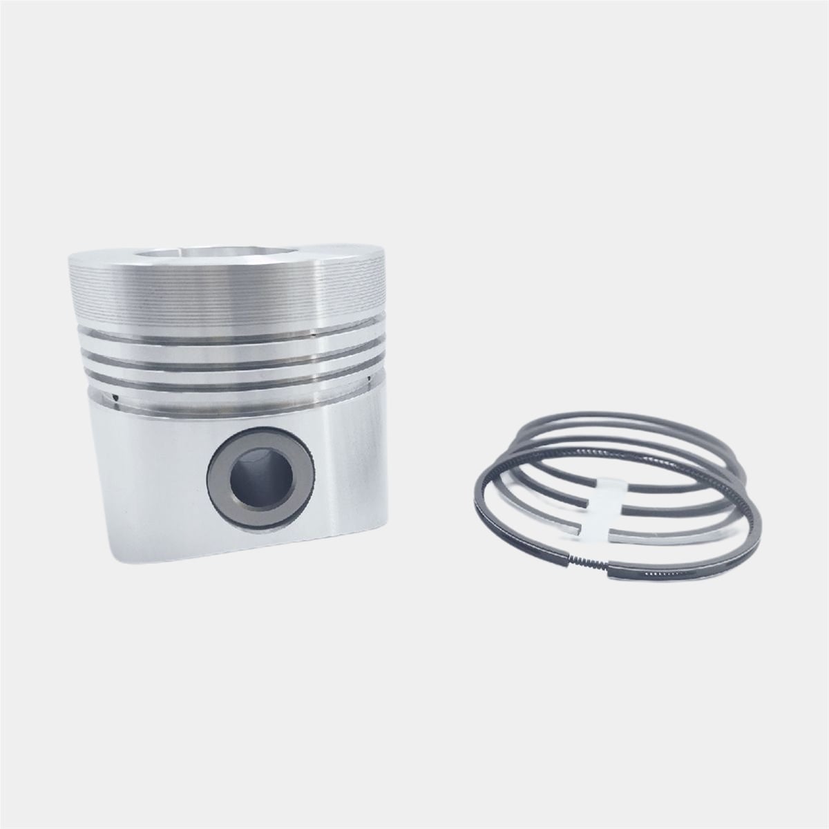 PISTON + PISTON RING SET (1.00 - DIAMETER: 107.00 mm) : LOMBARDINI / 5LD 930-3 / 5LD 930-4