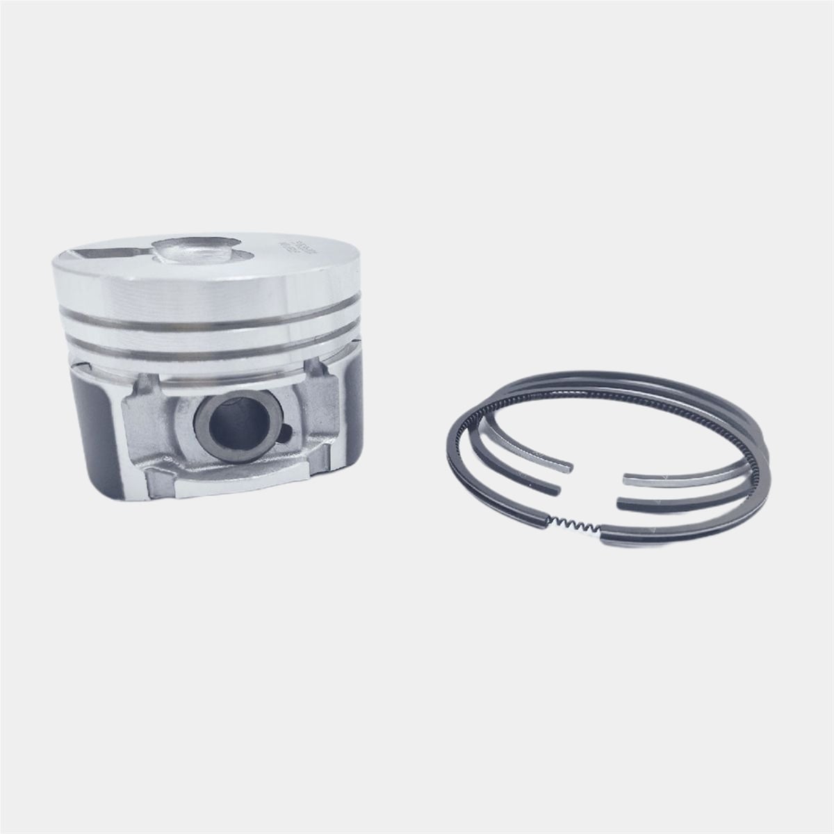 PISTON + PISTON RING SET (1.00 - DIAMETER: 76.00 mm) : LOMBARDINI / LDW 702 / LDW 1003 / LDW 1404