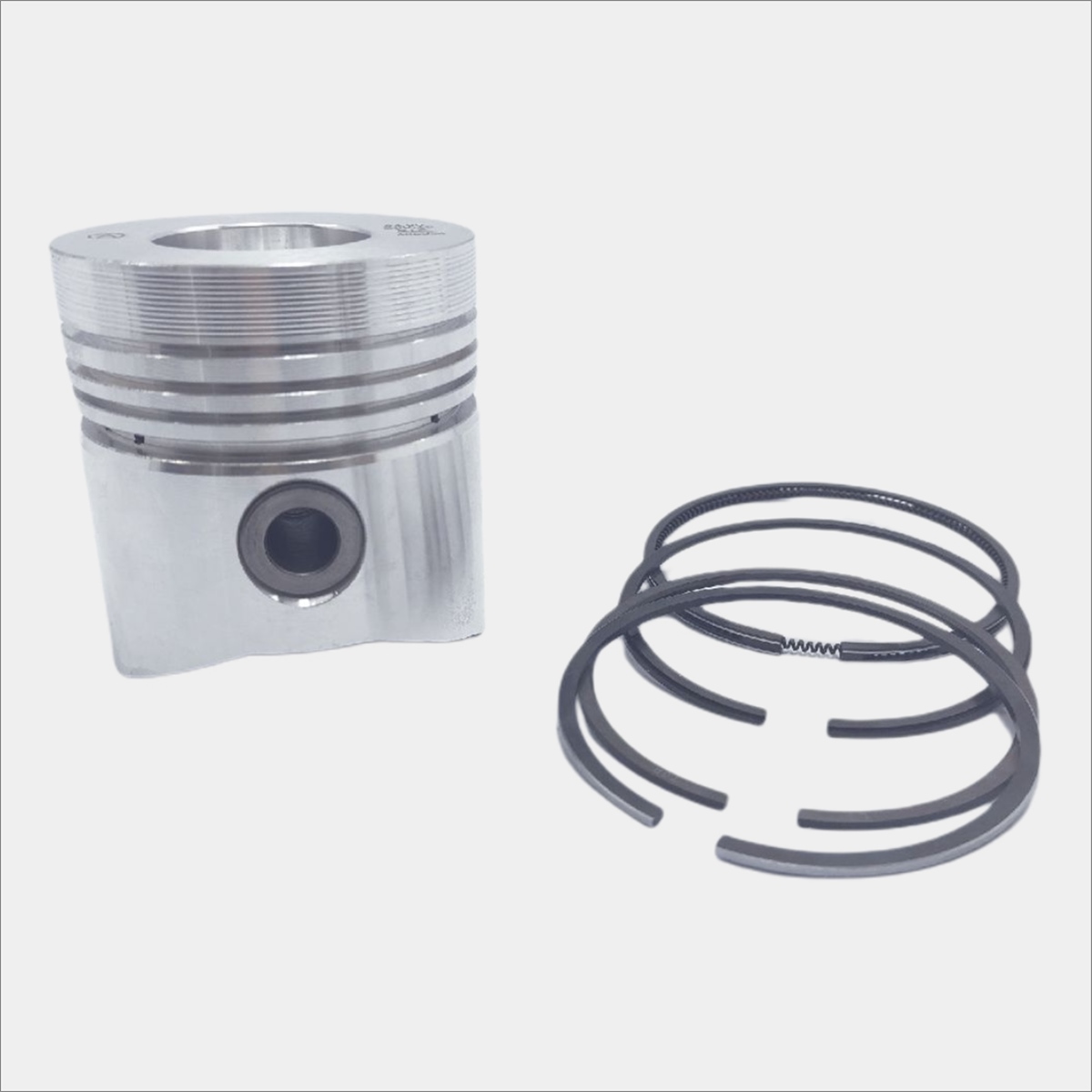 PISTON + PISTON RING SET (1.00 - DIAMETER : 86.00 mm) : LOMBARDINI / 3LD 510