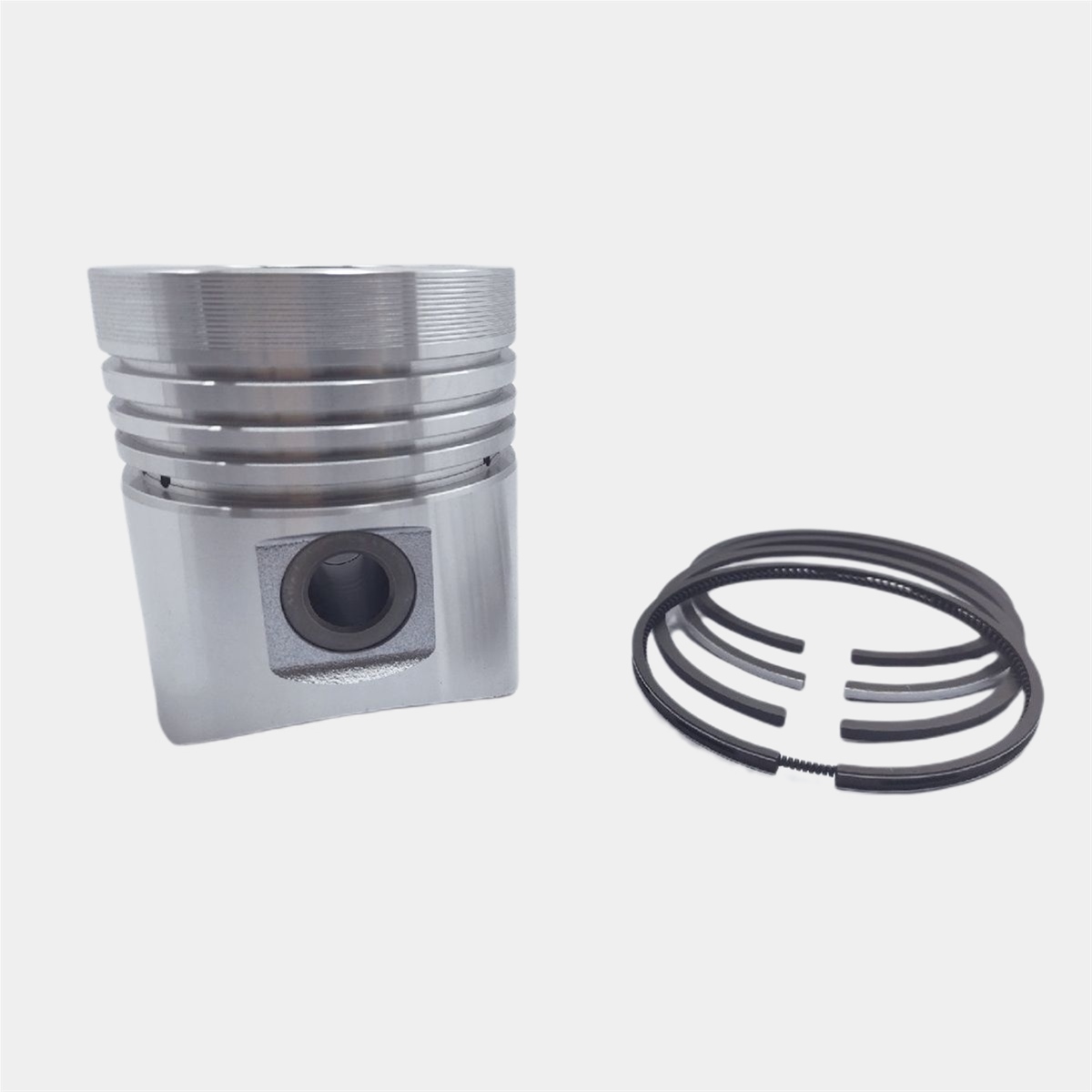 PISTON + PISTON RING SET (1.00 - DIAMETER : 96.00 mm) : LOMBARDINI / 4LD 640 / LDA 96