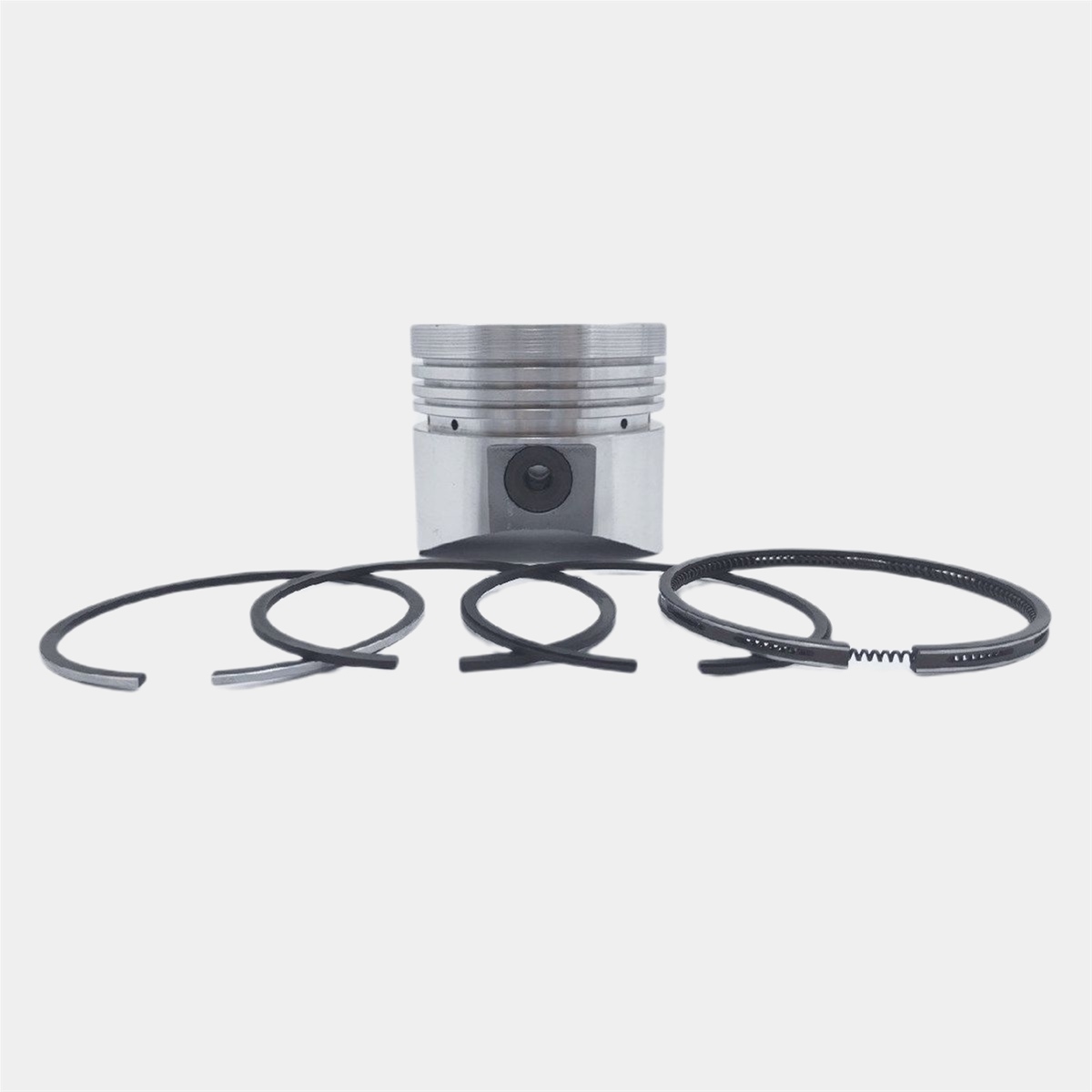PISTON + PISTON RING SET (STD - DIAMETER : 82.00 mm) : LOMBARDINI / 6LD 360 / LDA 530