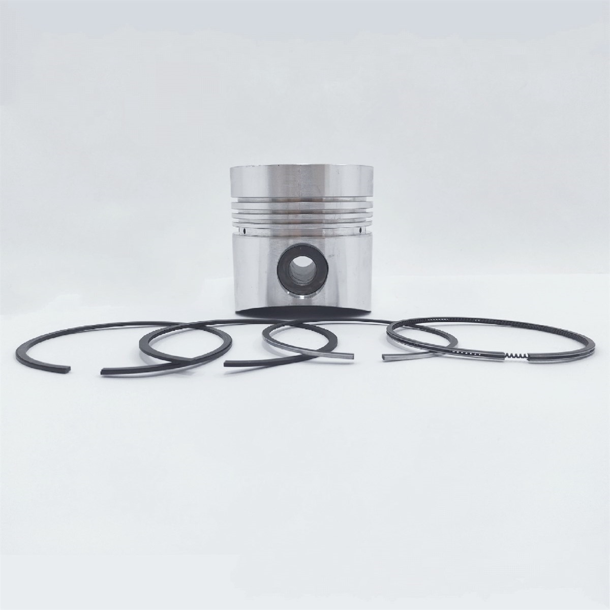 PISTON + PISTON RING SET (STD - DIAMETER: 100.00 mm) : LOMBARDINI / LDA 832 / LDA 833 / LDA 834 / 5LD 825-2;3;4