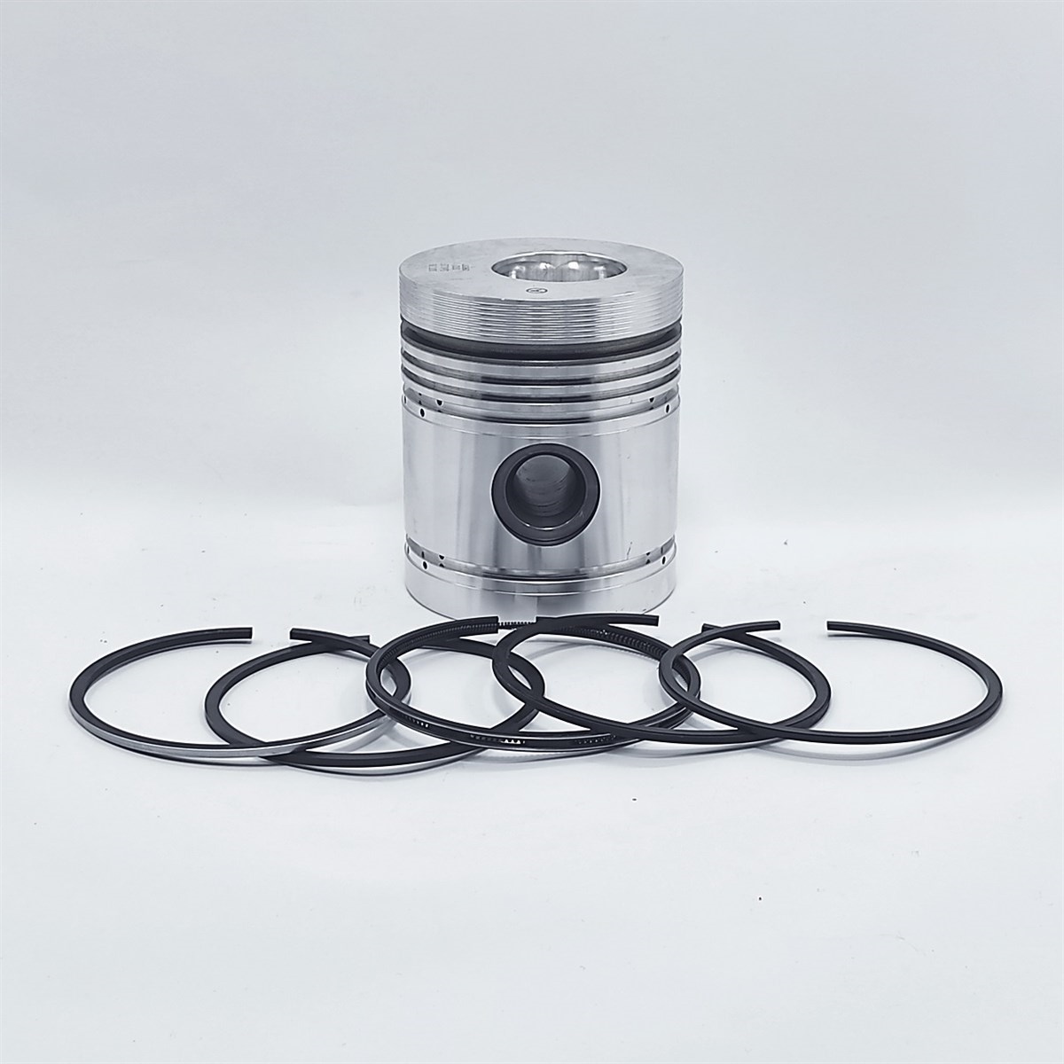 PISTON + PISTON RING SET (STD - DIAMETER: 107.95 mm - ALFİN İLE) : LISTER / HR-4 / HR-6 / HRA-4 / HRA-6 / HRW-4 / HRW-6 / REFERENCE NUMBER: 572-50122-S