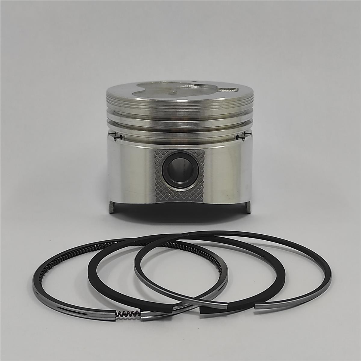 PİSTON + SEGMAN SETİ (STD - ÇAP: 76.00 mm - ÇAP 18 PİN): MITSUBISHI / L2E / L3E