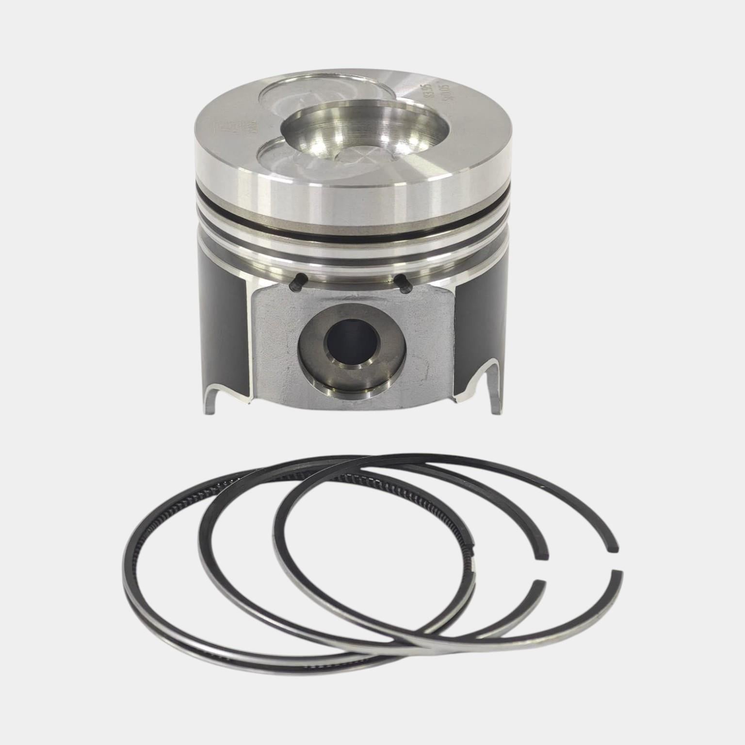PISTON + PISTON RING SET (STD - DIAMETER: 84.00 mm): YANMAR / 4JH3 / REFERENCE NUMBER: 129673-22000-S / 129692-22002-S