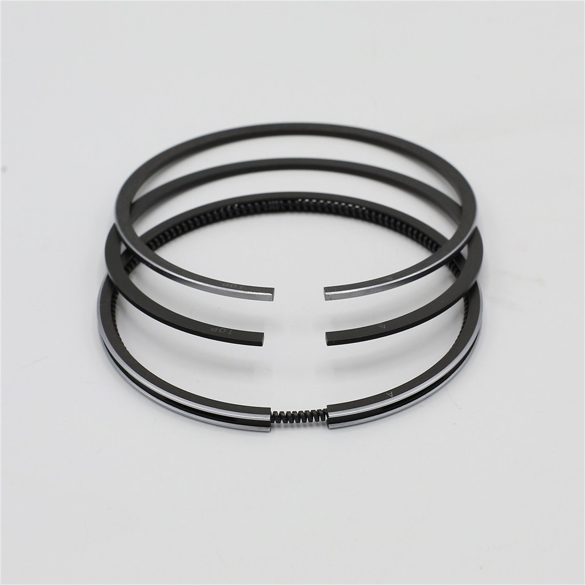PISTON RING SET (0.50 - DIAMETER: 75.50 mm) : KUBOTA / D950 / V1200 / REFERENCE NUMBER: 15442-21090