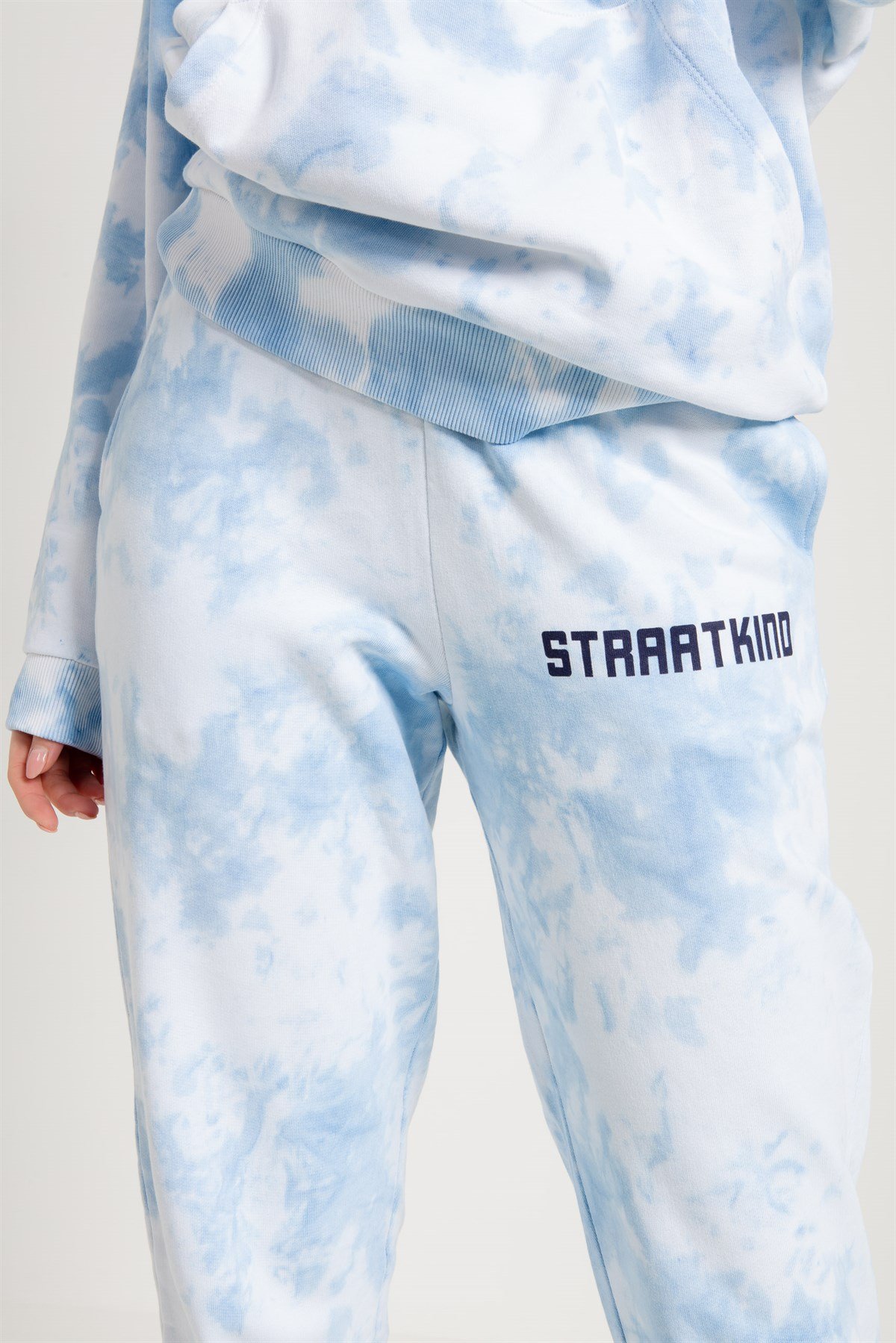 Tie Dyed Oversized Jogger in Blue