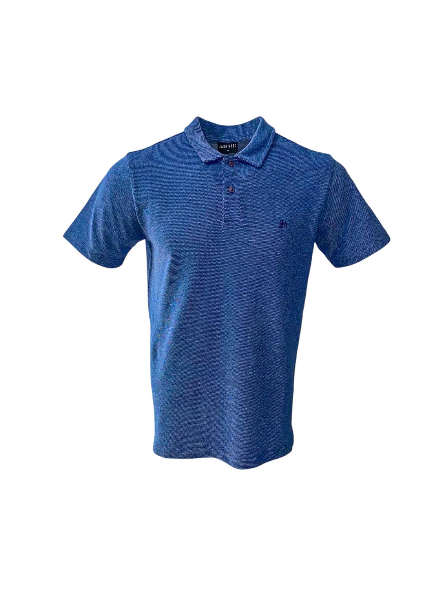 Mavi Kısa Kollu Polo Yaka T-Shirt