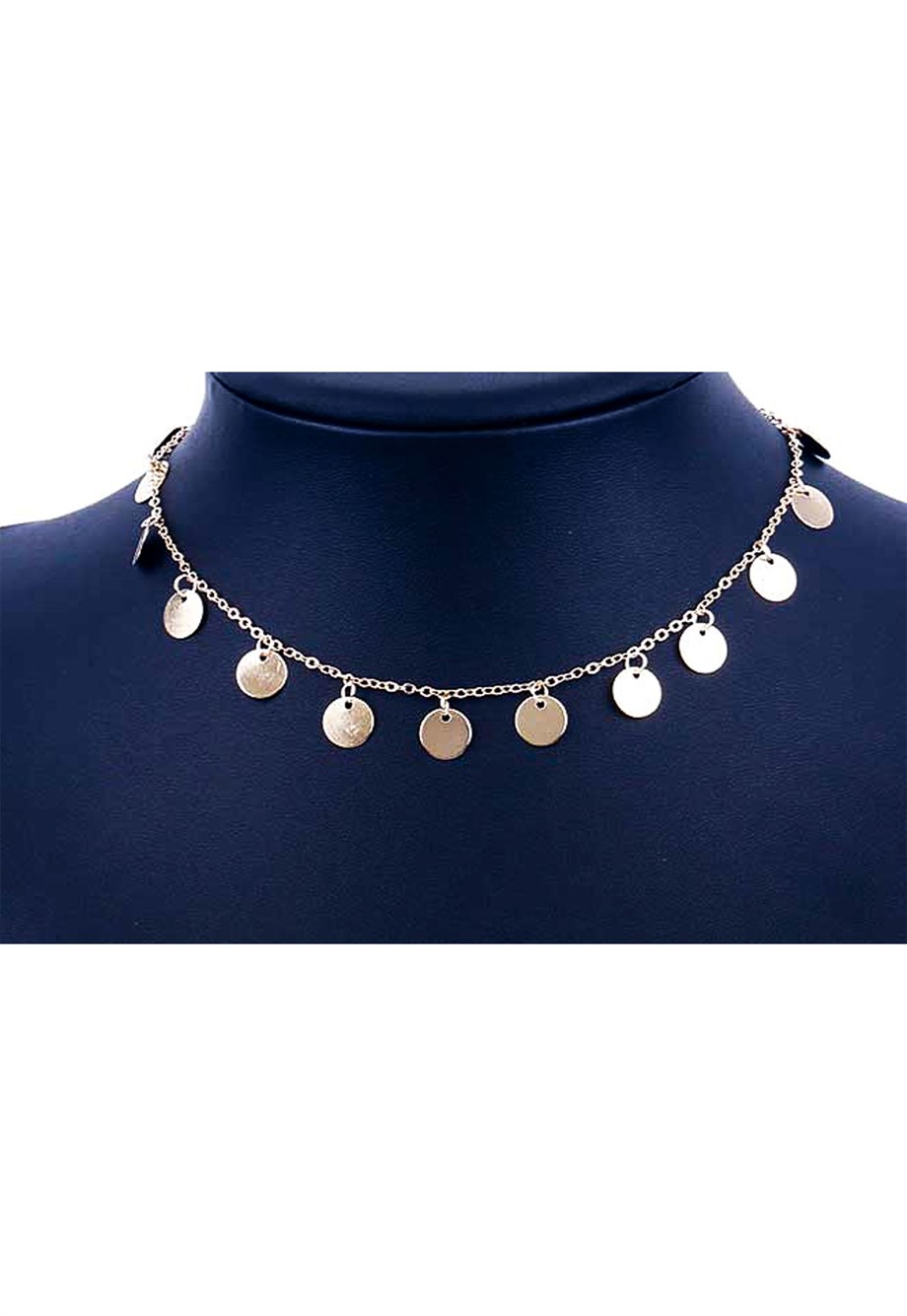 MULIER BULIA Etnik Gold Sallantılı Choker Kolye