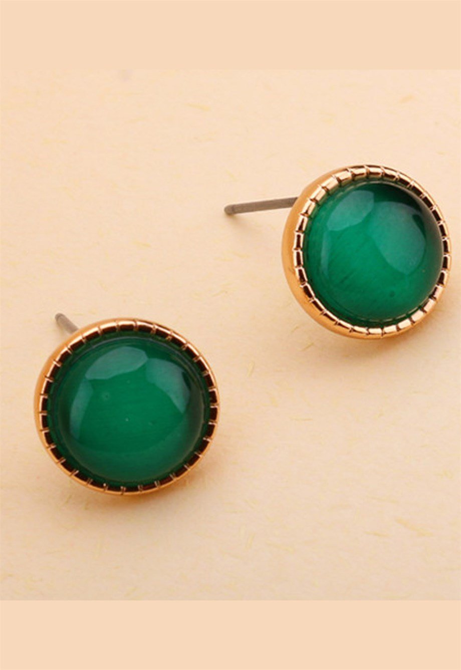 MULIER BULIA Yeşil Taşlı Küpe