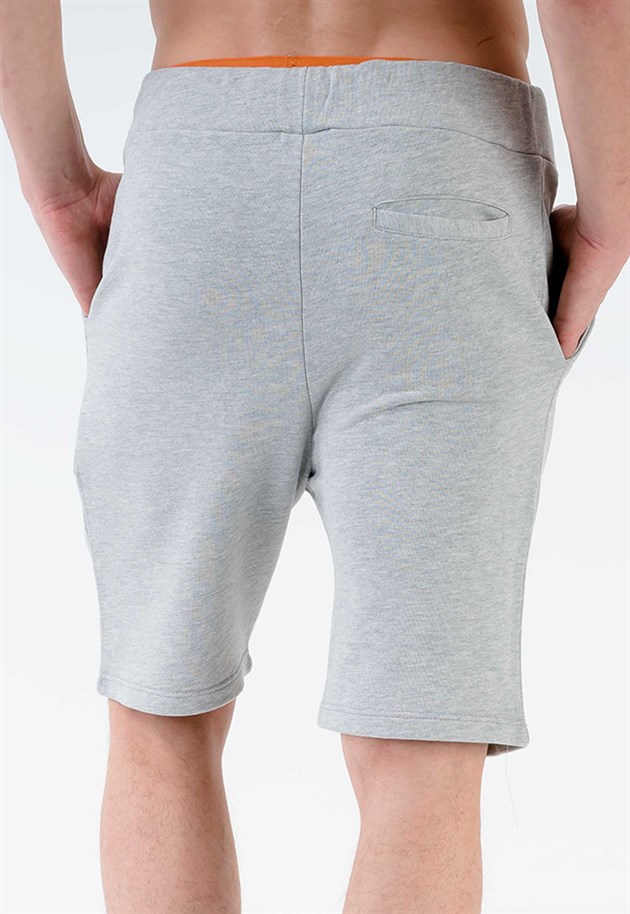 Basic Sports Shorts in Grey with Pockets