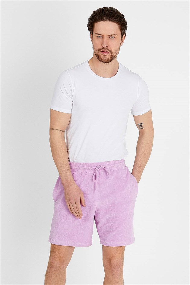 Slim Fit Shorts in Purple