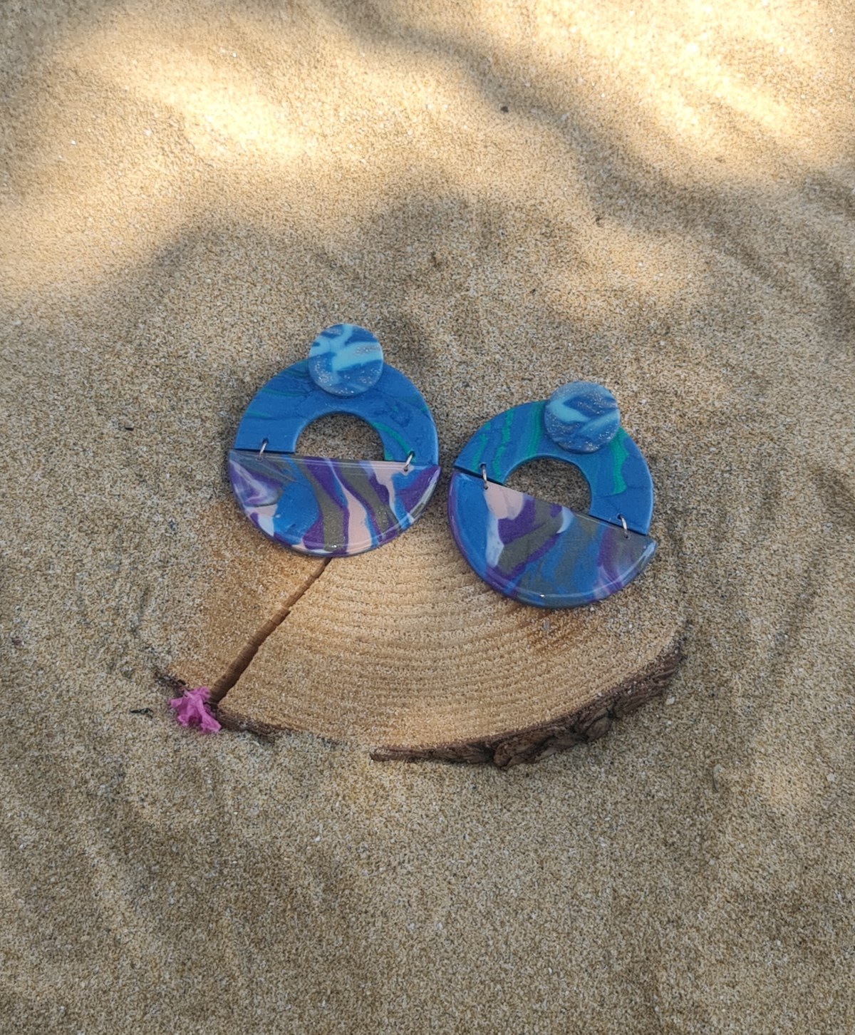 Blue Clay Küpe