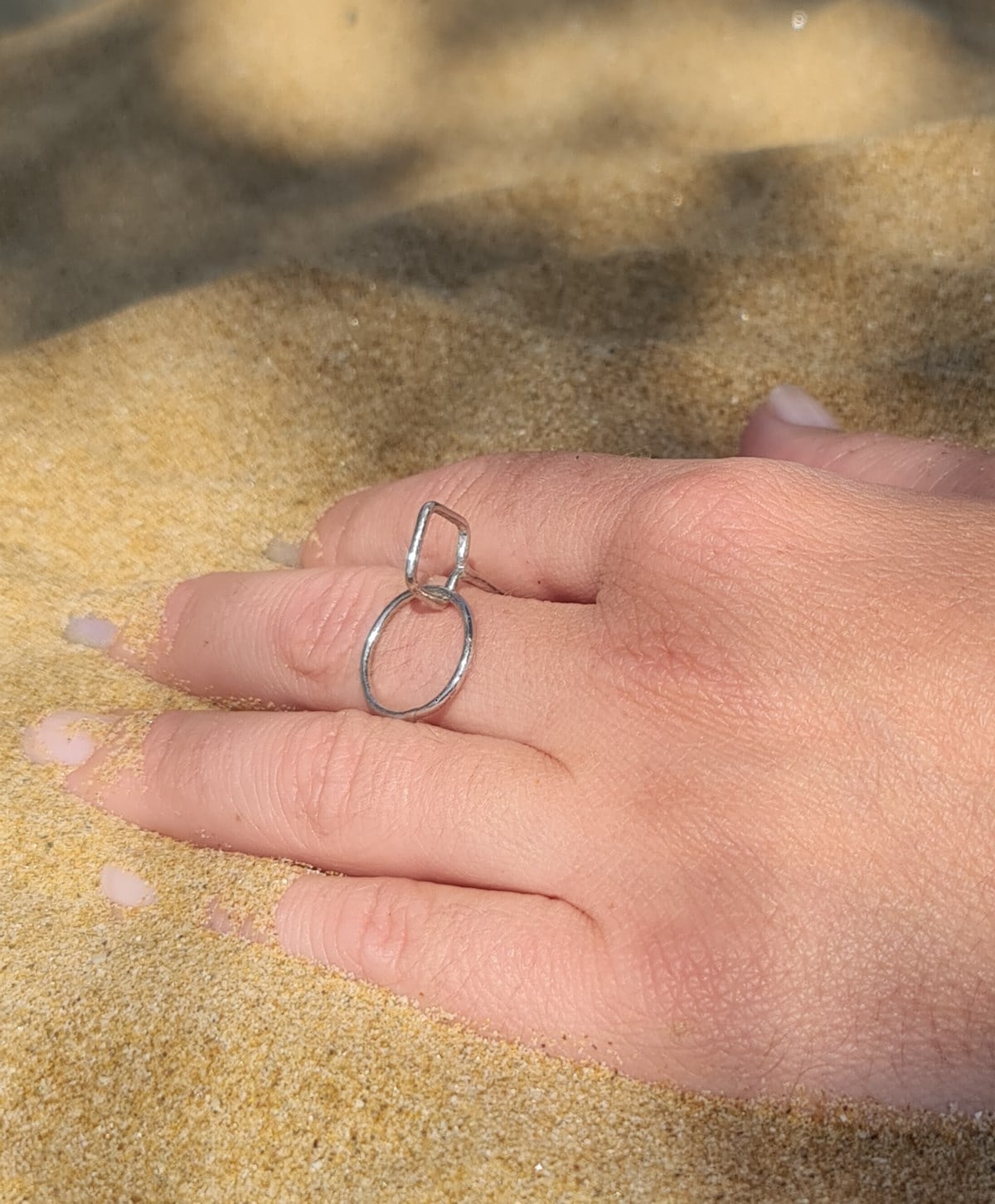 Circle in Square Yüzük