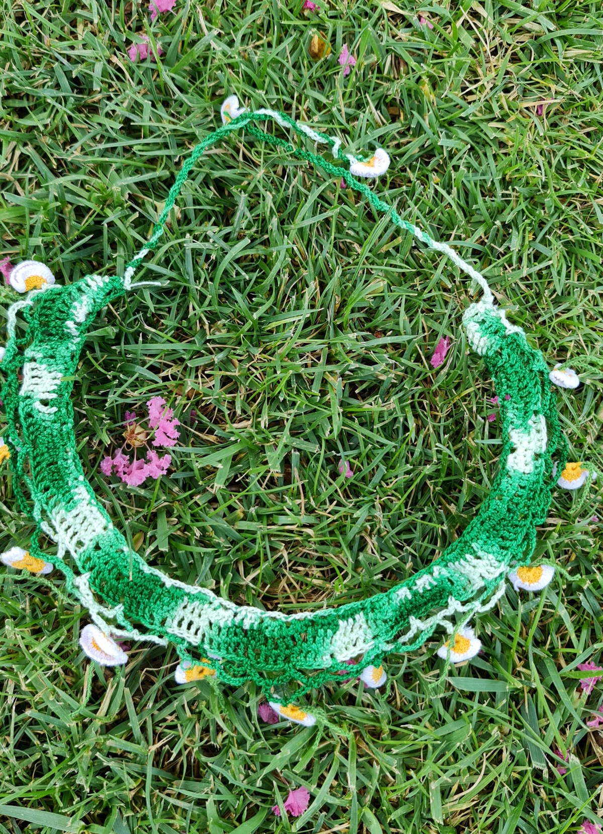 Floral Tığ Kolye