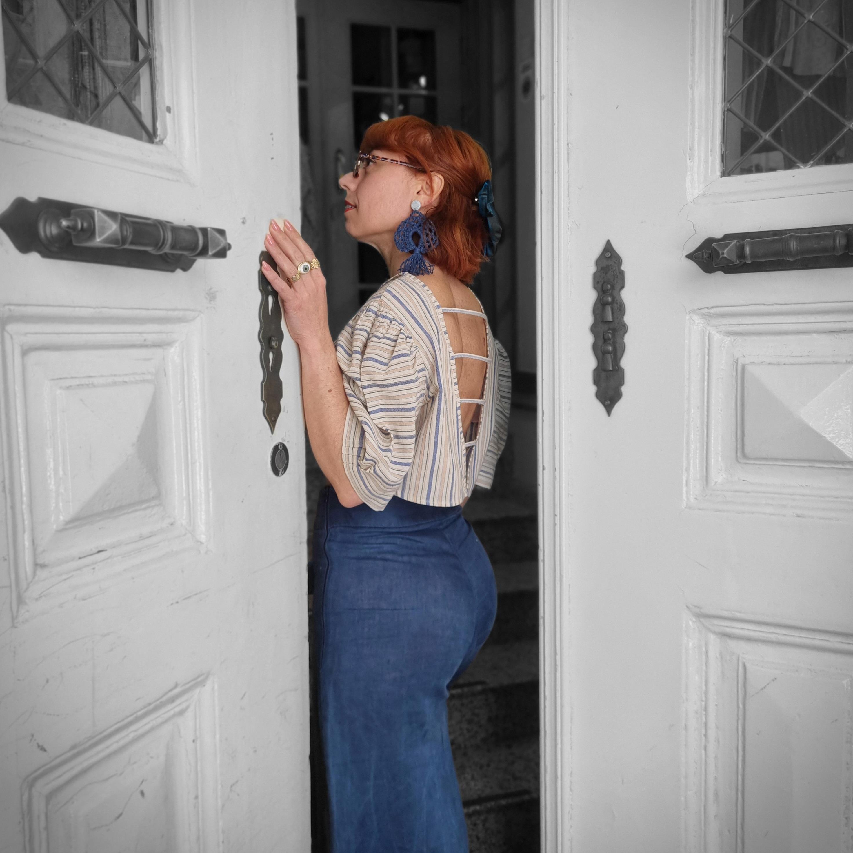 Inanna Çizgili Büstiyer