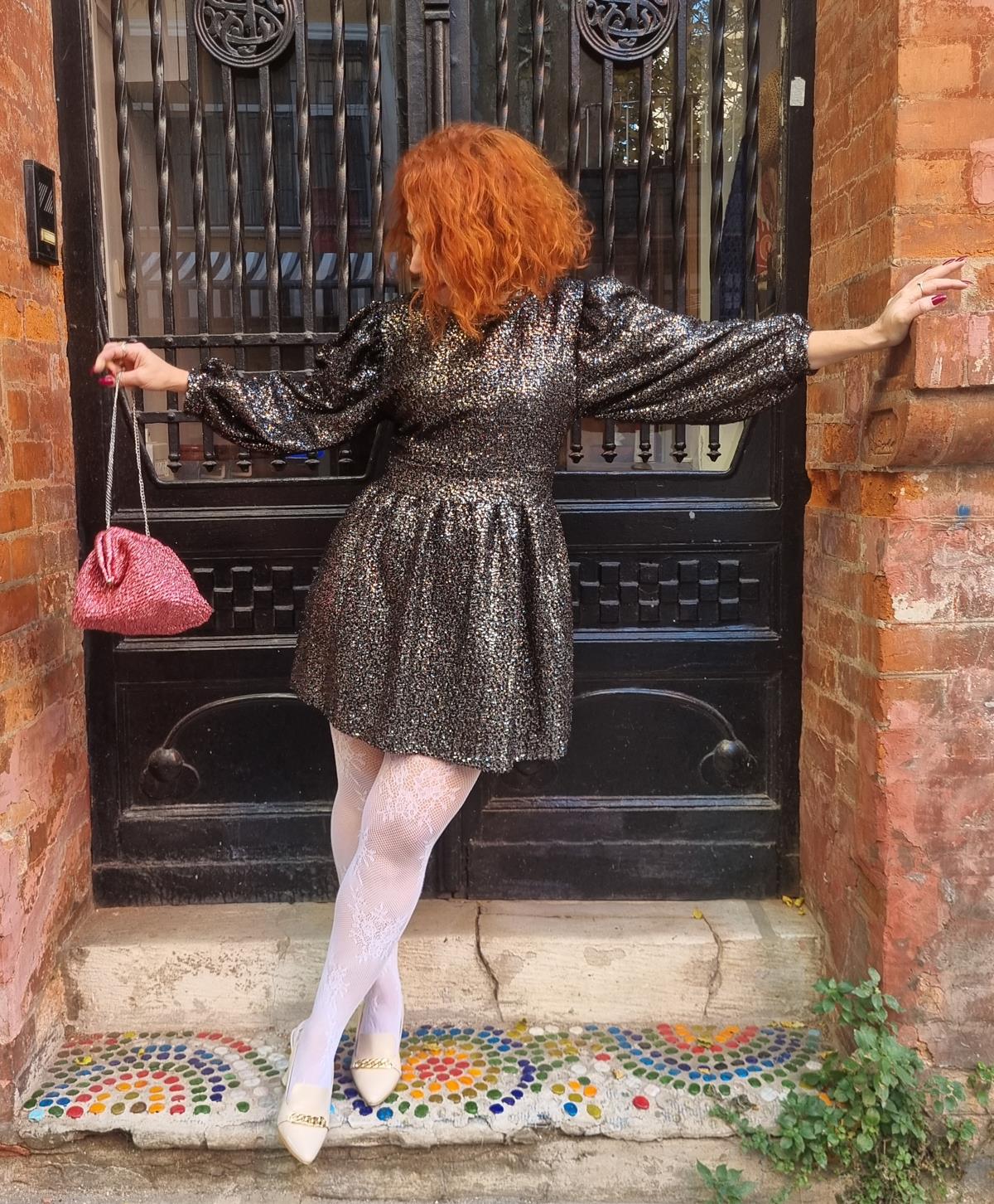 İsis Simli Payet Abiye Kadın Elbise