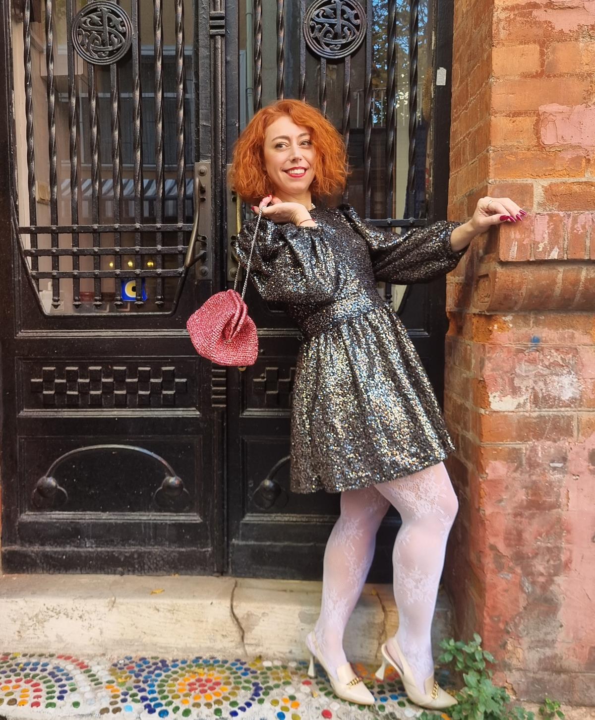 İsis Simli Payet Abiye Kadın Elbise