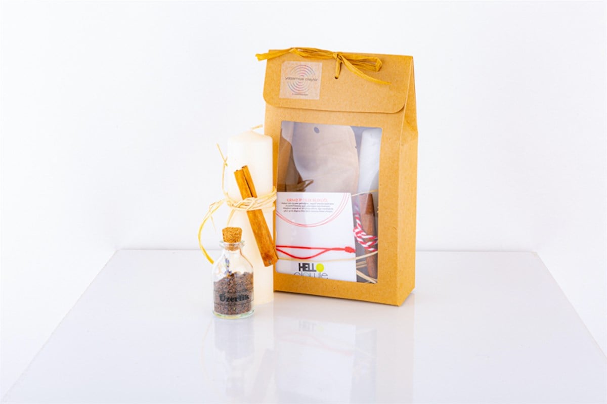 Kırmızı İp Dilek Ritüel Seti