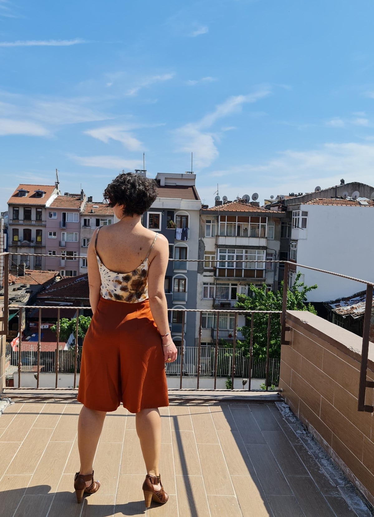 Mustard Brown Şort