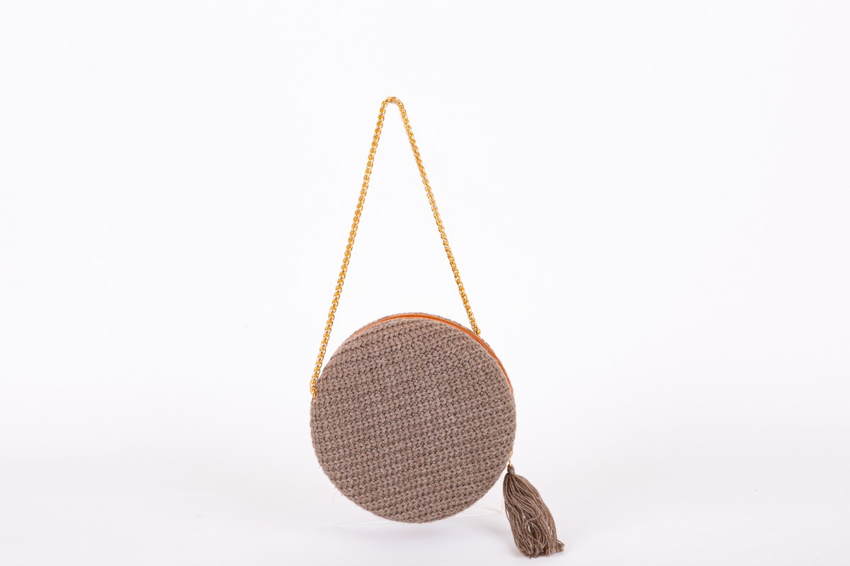 Örgü Tamburin Çanta