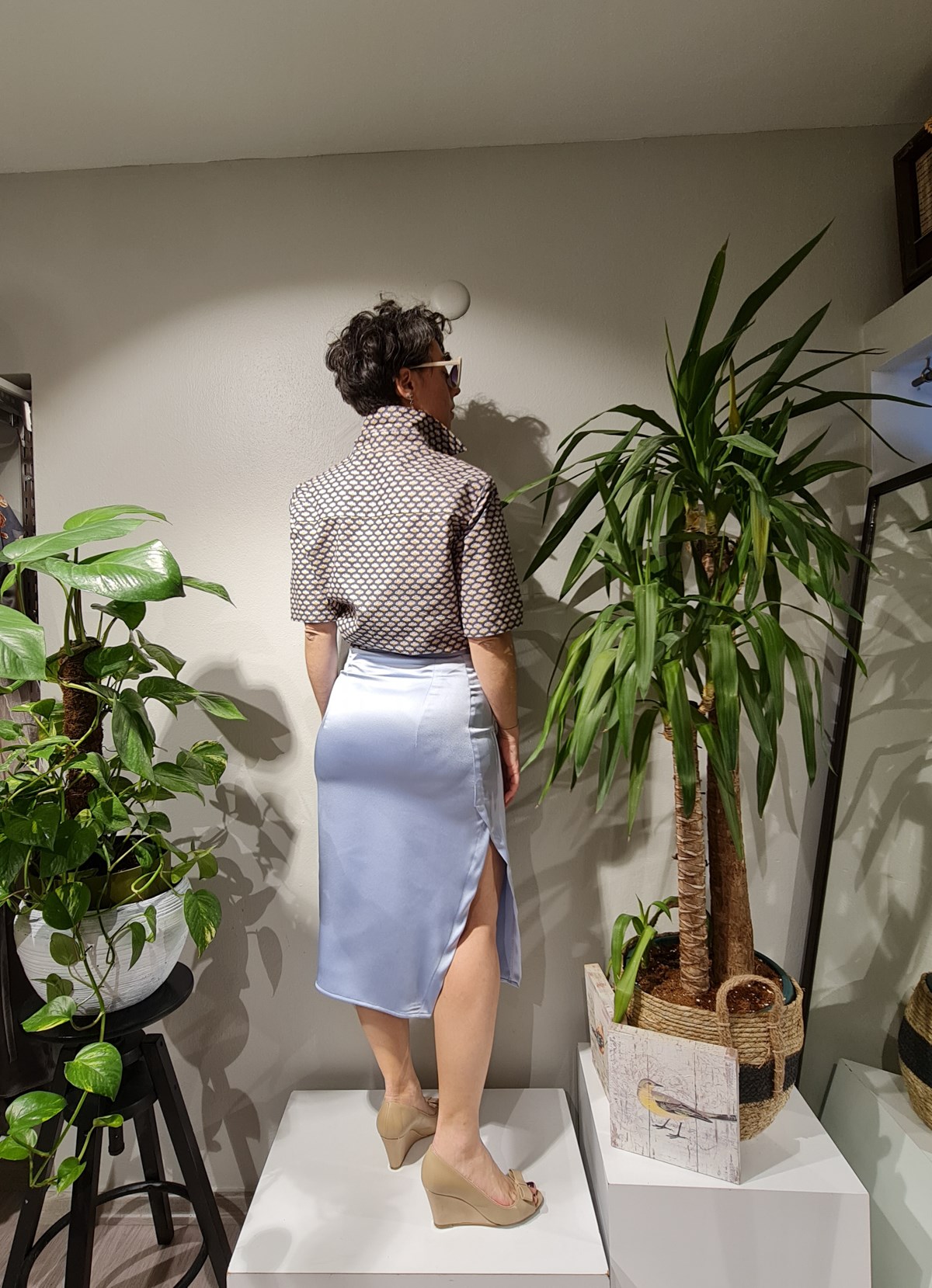 Setinat Yırtmaçlı Etek